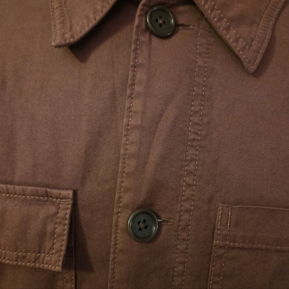 BR/HTG-SF-78 Banana Republic Reissue M Chocolate Rust Utility Jumpsuit Gorpcore - Picture 6 of 16